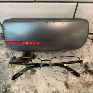 Prada Eyeglasses VPS 57B 53-18 Black